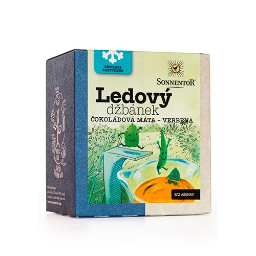Ledový džbánek máta verbena