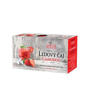 ledový čaj jahoda