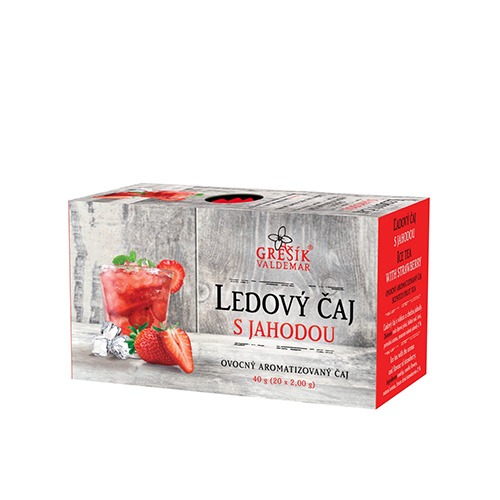 ledový čaj jahoda