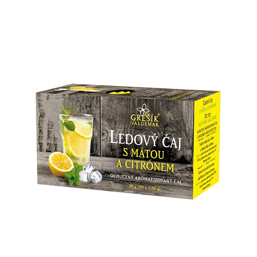 ledový čaj mátový s citr=onem