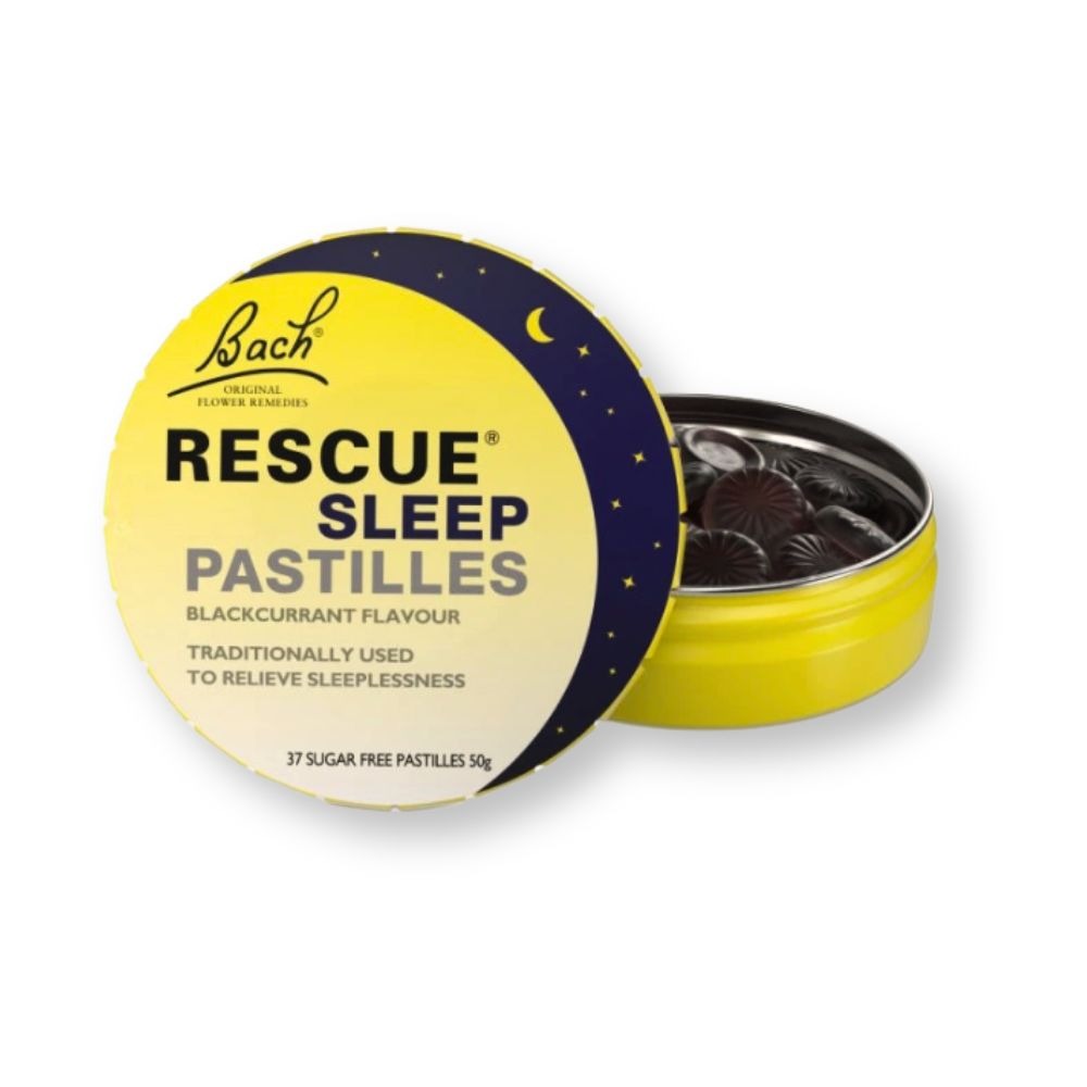 BACH Rescue night pastilky černý rybíz 50 g