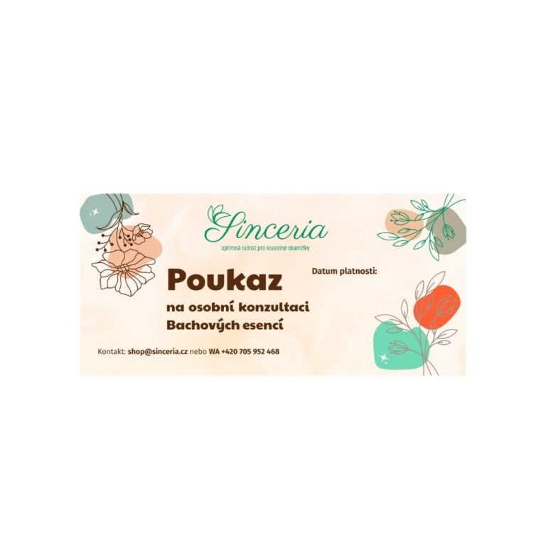 Poukaz na Bachovy esence
