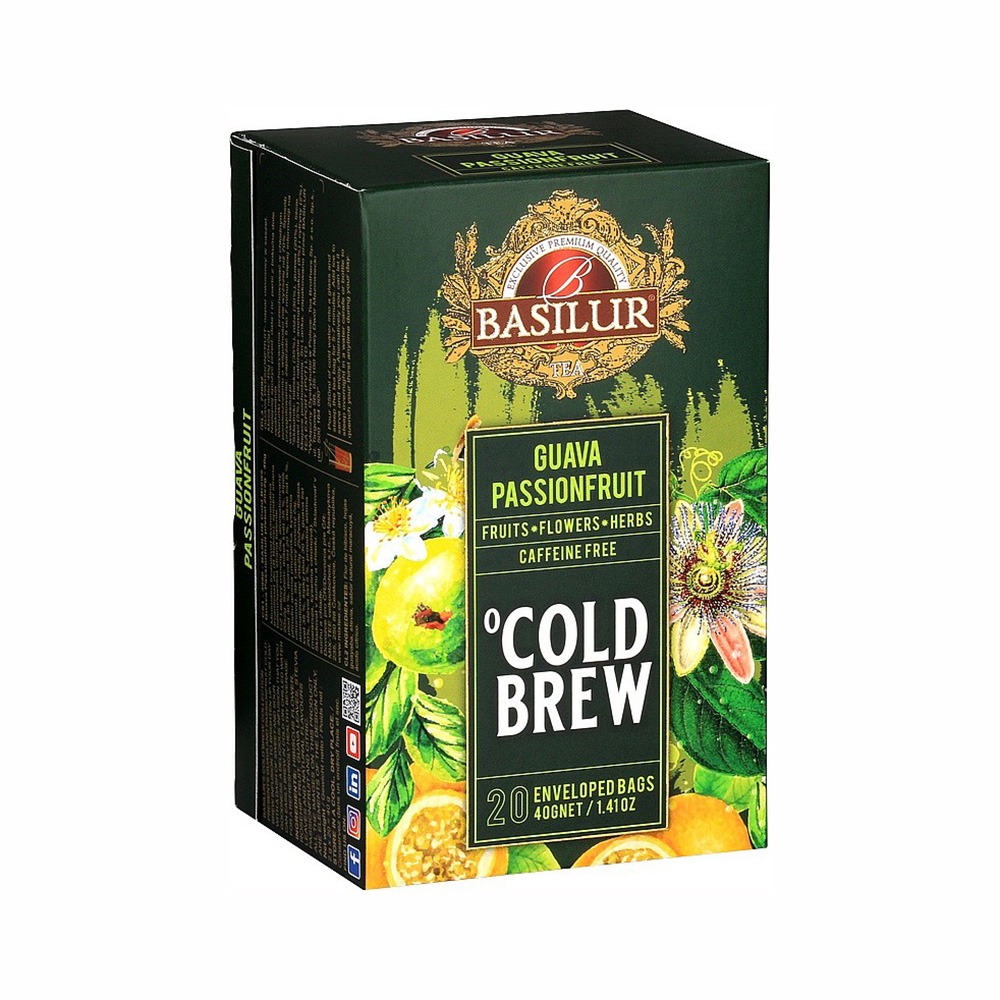 basilur-guava BASILUR Cold Brew Guava Passionfruit 40 g - Obrázek 1