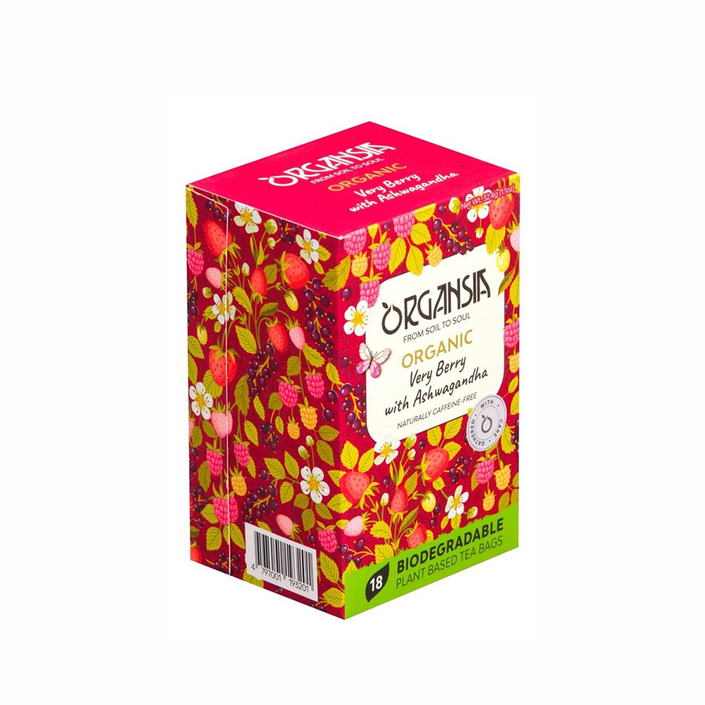 very-berry ORGANSIA Very Berry with Ashwagandha BIO 32,4 g - Obrázek 1