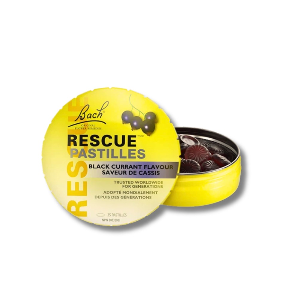 BACH Rescue pastilky černý rybíz 50 g
